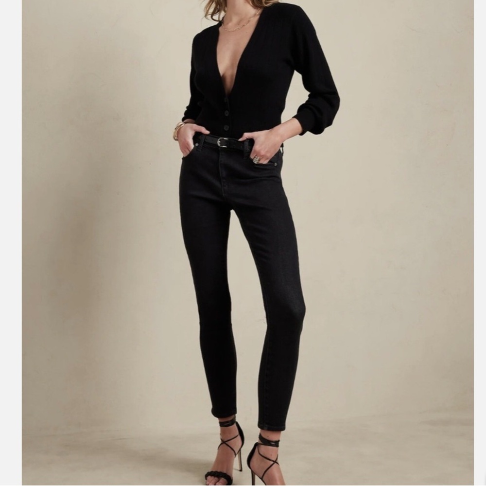 Banana Republic Premium Denim Mid Rise Skinny